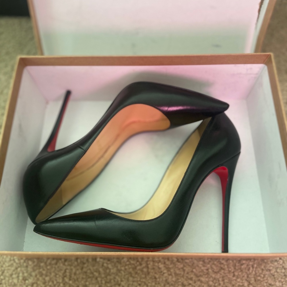 Christian Louboutin So Kate black kid skin 120 - Picture 3 of 4